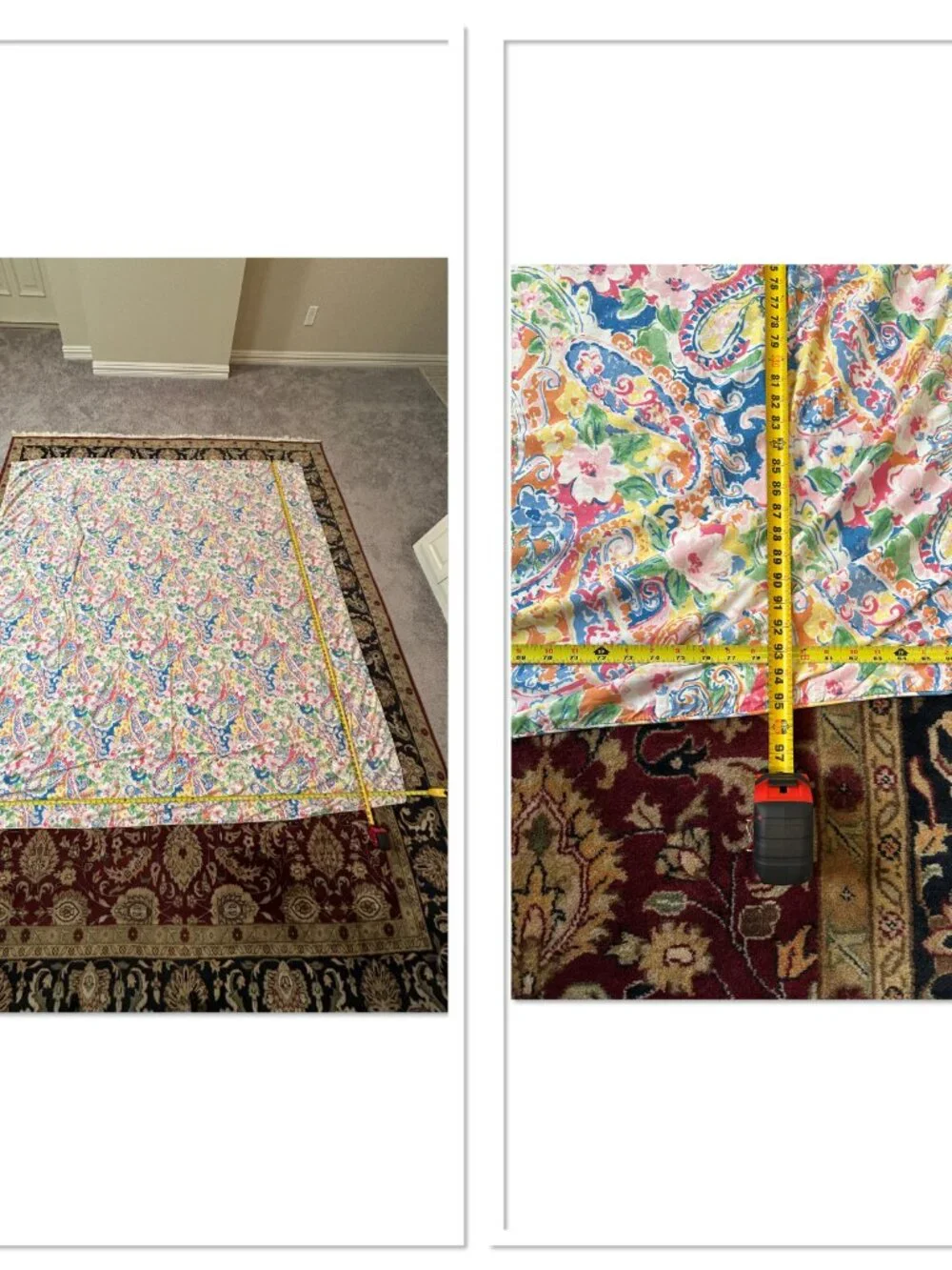 Vtg Y2k Ralph Lauren Springdale Full Duvet Cover Skirt Pillow Cases Set